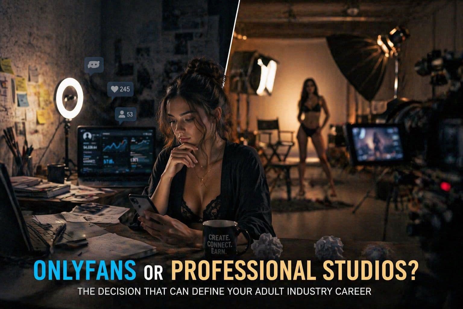 OnlyFans or Professional Studios? The Decision That Can Define Your Adult Industry Career